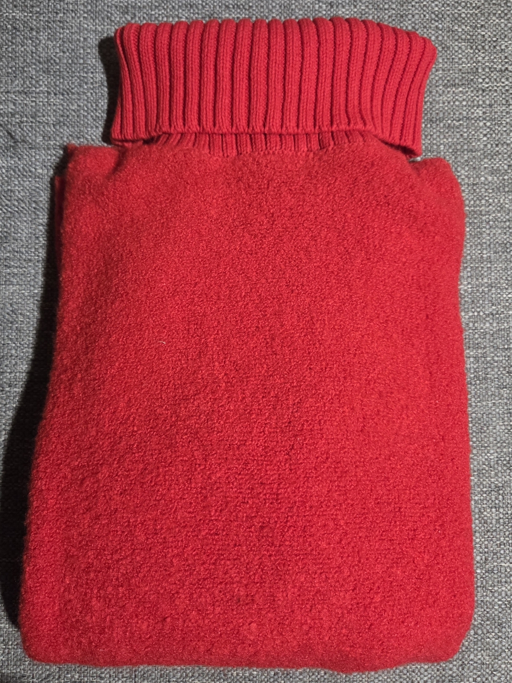 aerie Bright Red Ribbed Turtleneck Sweater